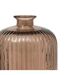 Vase Design en Verre Luz 23cm Marron-2