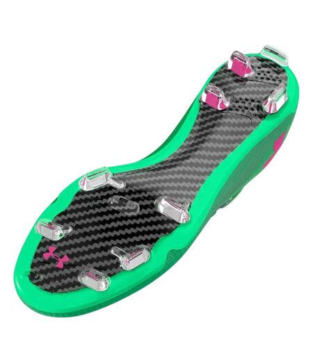 Mens Shoody Elite 2.0 Round Toe Football Boots Green Under Armour