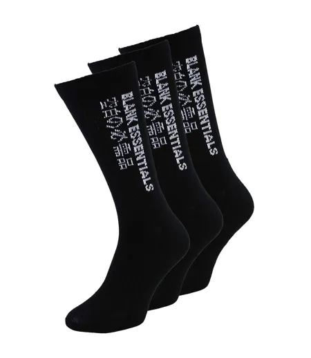 3 paires de chaussettes de sport en coton pour hommes