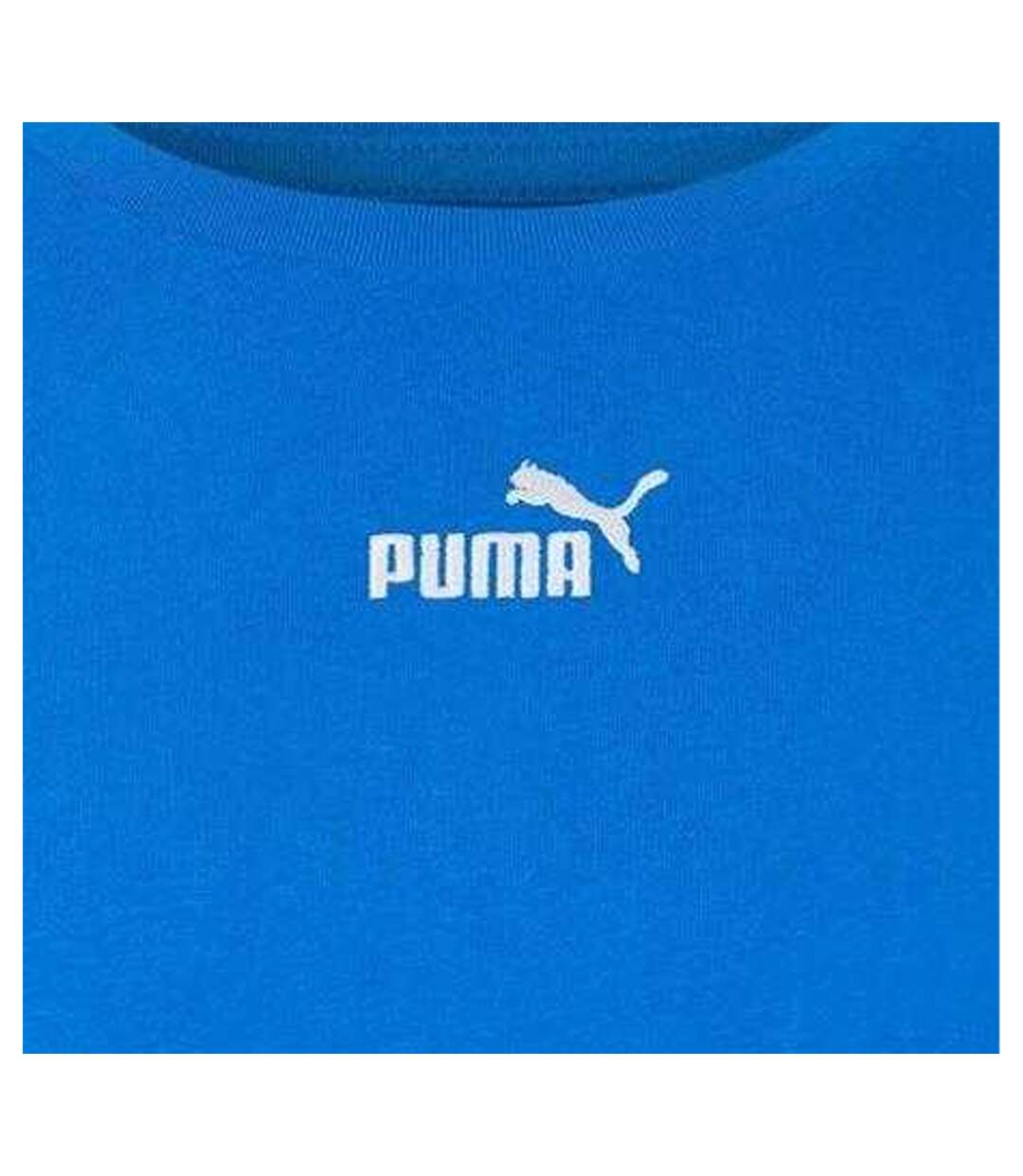 Womens/ladies Logo T-shirt Blue Puma-3