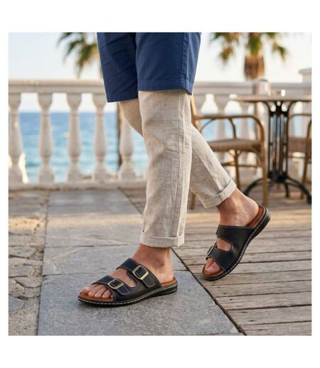 OZABI Sandales homme boucles réglables confort été