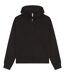 Unisex adult premium boxy oversized full zip hoodie black Casual Classics-1