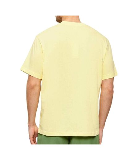 T-Shirt jaune homme lacoste essentiel