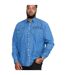 Duke Mens Kingsize Western Denim Shirt (Stonewash) - UTDC103-3