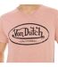 T-shirt homme col V en coton avec logo Tyron Vondutch-2