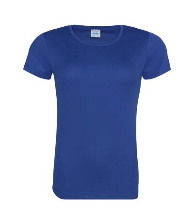 Just Cool Womens/Ladies Sports Plain T-Shirt (Royal Blue)