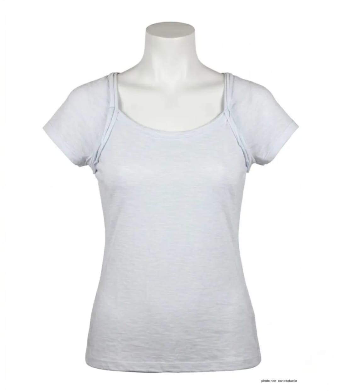Tee-shirt MAYFLOWER VF023L en coton flammé : le basique chic et ultra-confort-3
