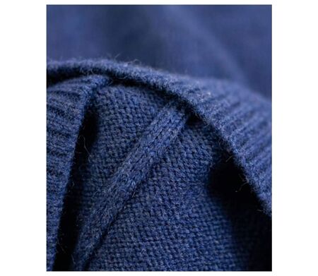 Pull col V avec laine PUL2004D