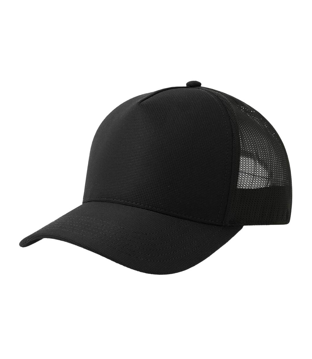 Casquette Trucker Motif/style 5 Panneaux Dempo Noir Atlantis Headwear-1