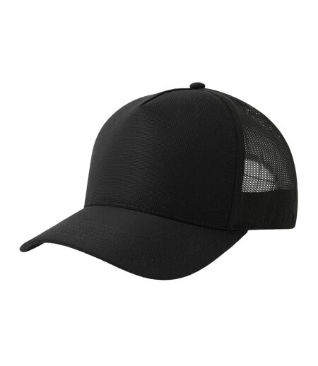 Casquette Trucker Motif/style 5 Panneaux Dempo Noir Atlantis Headwear