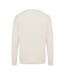Unisex adult etosha recycled cotton lightweight sweatshirt ivory white Iqoniq-2