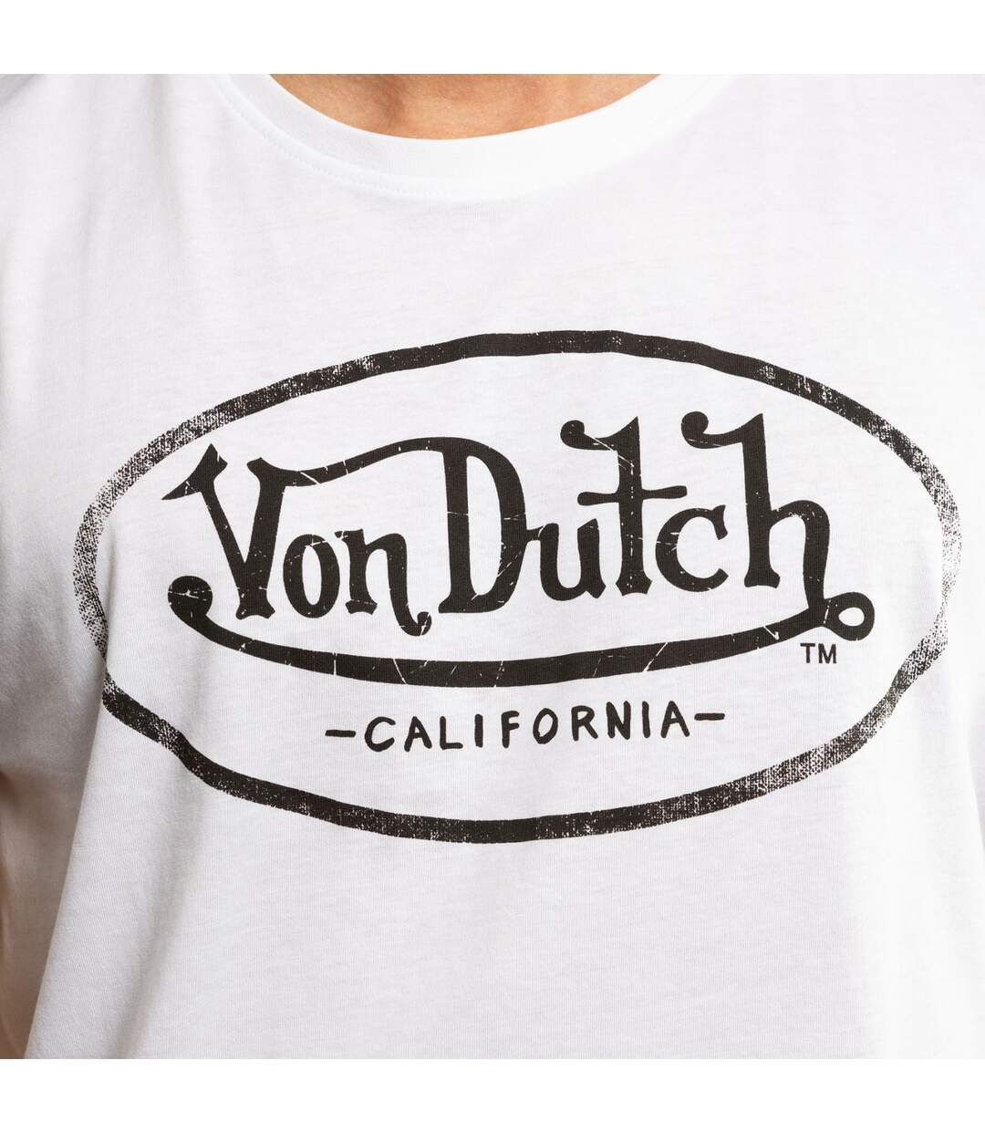 T-shirt col rond en coton homme Logo Vondutch-2