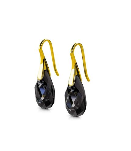 Boucles d'oreilles Teardrop Hook, Cristal d'Autriche