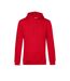 Sweat À Capuche Homme Rouge B&C-1