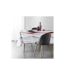 Nappe Imprimée Ondulys 150x240cm Blanc & Rouge-2