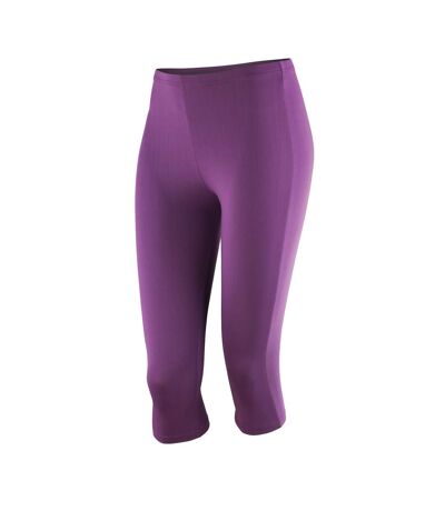 Spiro Softex - Leggings pantacourt - Femme (Raisin) - UTRW5173