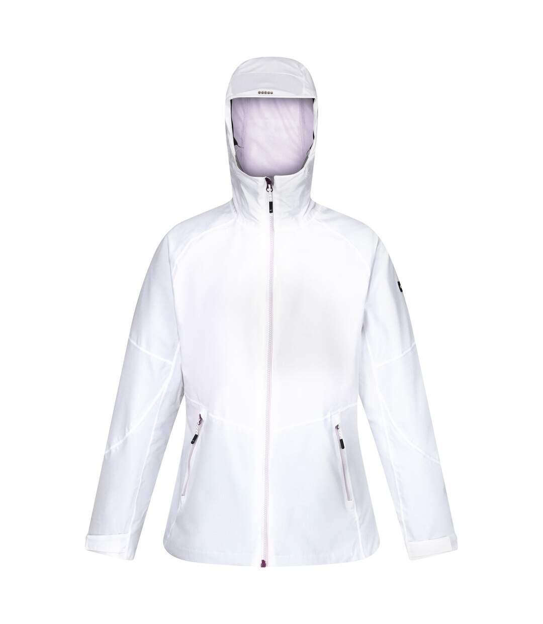 Veste imperméable raddick femme blanc / lilas pâle Regatta-1