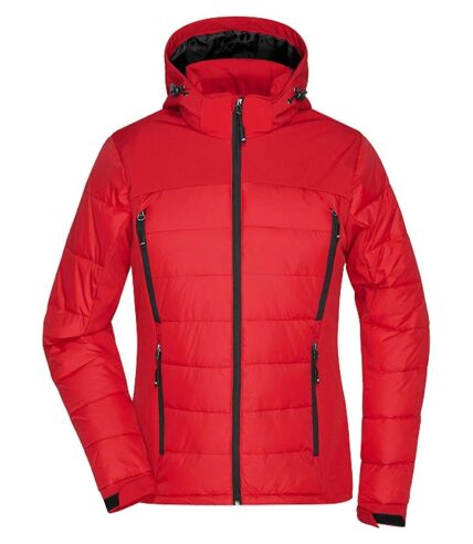 Veste matelassée Femme - anorak ski neige - JN1049 - rouge