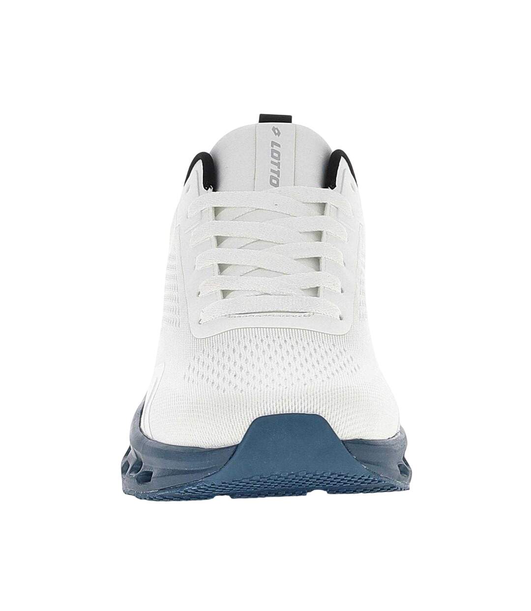 Mens Vento 50 Logo Mesh Memory Foam Trainers White Coronet Blue Lotto-4