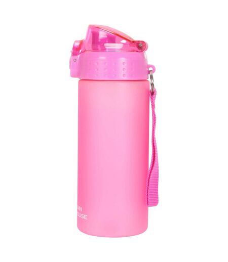 Push Lid Bpa Free 500ml Water Bottle One Size Fuchsia Mountain Warehouse