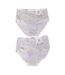 Culottes Femme Ultra confort Bordure Dentelle H2893 Pack de 6 Culottes-2