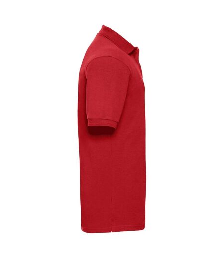 Polo À Manches Courtes Hommes Rouge Russell