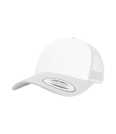 Retro trucker cap silver/white Flexfit
