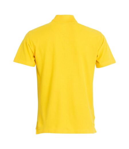 Polo Basic Homme Citron Clique
