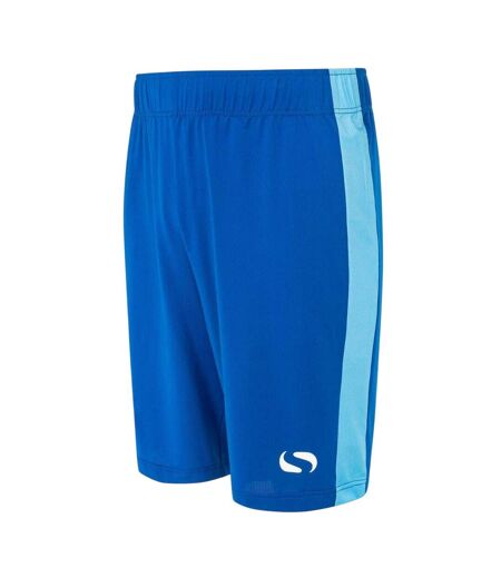 Childrens/kids Team Shorts Blue Sondico