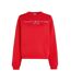 Sweat Rouge Femme Tommy Hilfiger Corp Logo - L