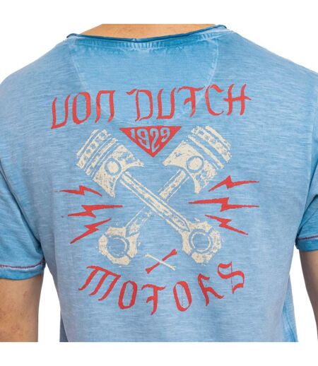 T-shirt homme regular fit col V en jersey CPD Piston Vondutch