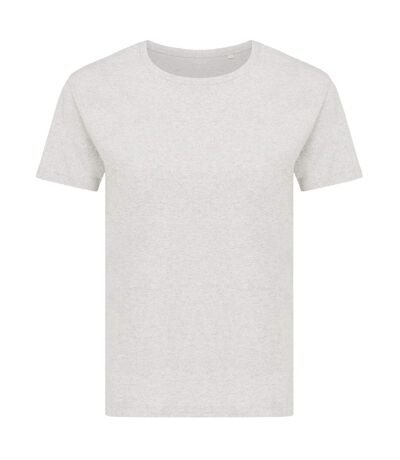 Womens/ladies yala recycled cotton lightweight t-shirt light heather grey Iqoniq