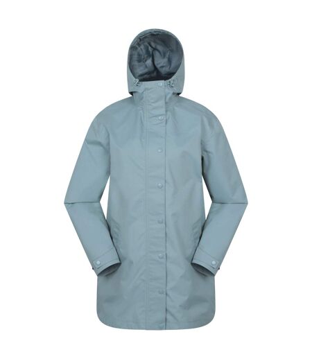 Womens/ladies riviera waterproof jacket pale green Mountain Warehouse