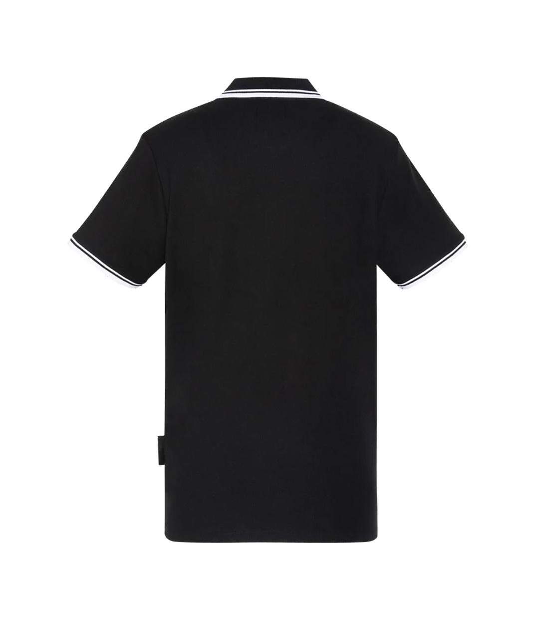 Polo noir/blanc homme schott pswill2-2