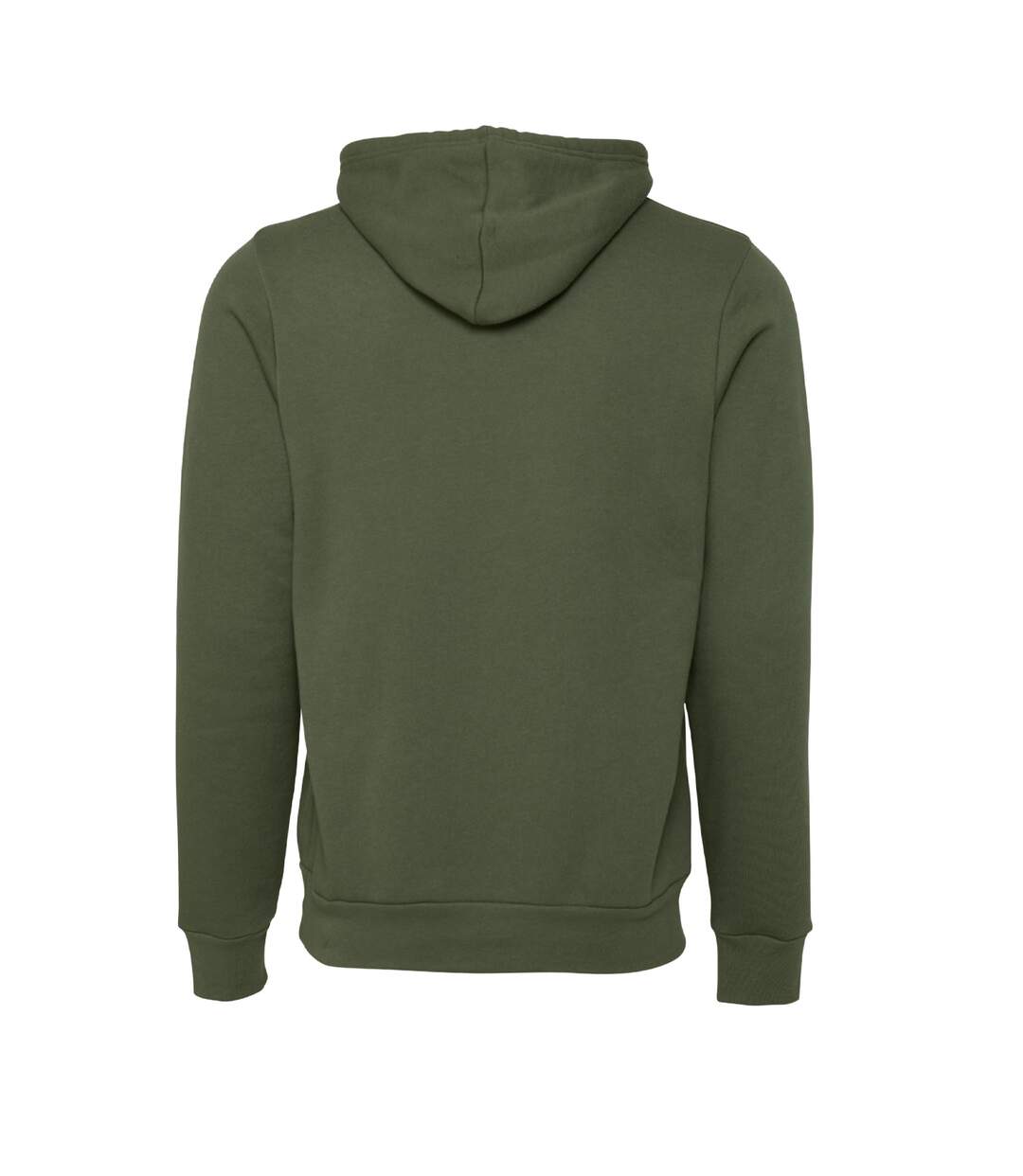 Canvas Sweatshirt À Capuche Homme Vert Militaire Bella + Canvas-2