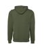 Canvas Sweatshirt À Capuche Homme Vert Militaire Bella + Canvas-2