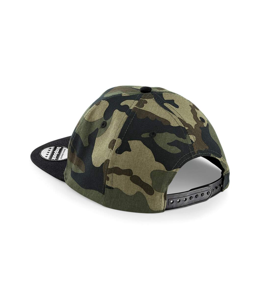 Casquette ajustable adulte vert kaki / noir Beechfield