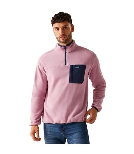 Mens Frankie Half Zip Fleece Top Moonstruck Regatta