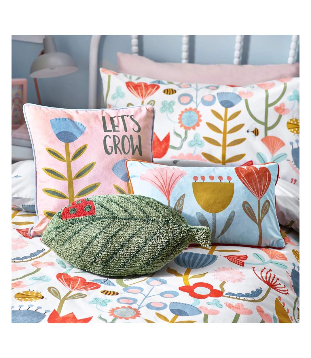 Little nature floral duvet cover set multicoloured Little Furn-4