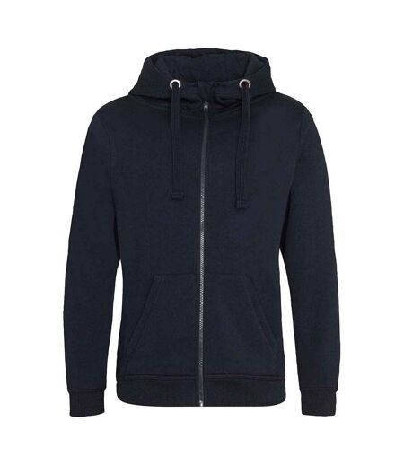 Sweat À Capuche Just Hoods Graduate Adulte Nouveau Bleu Marine Awdis