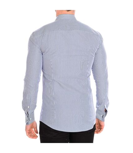 Slim long sleeve shirt with lapel collar THYM5-SLIM man