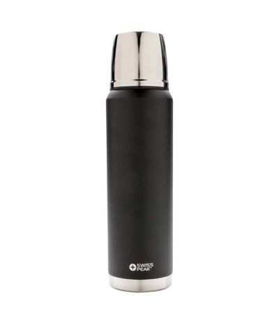 Elite copper vacuum insulation 1l flask one size black Swiss Peak
