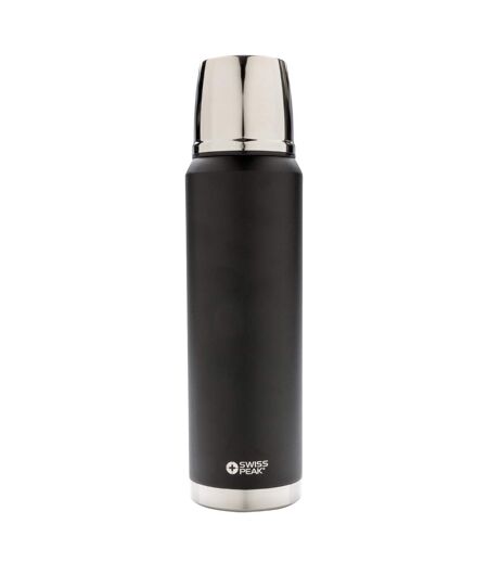 Elite copper vacuum insulation 1l flask one size black Swiss Peak