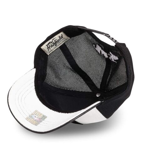 Casquette trucker semi curved avec filet bi-matière  animal White Tig Hatfield