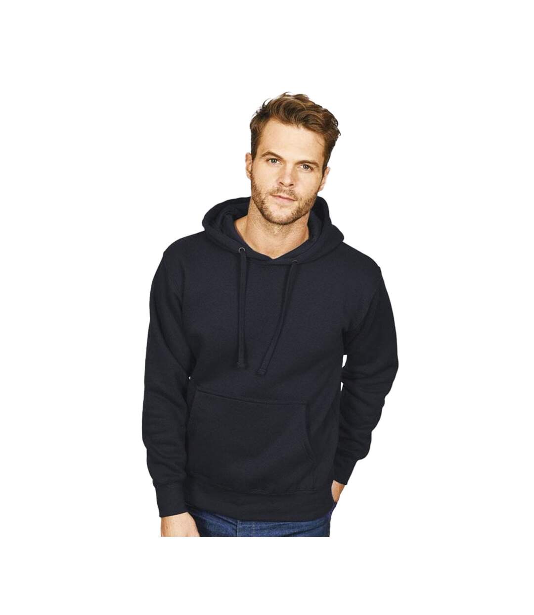 Sweat à capuche homme noir Casual Classic