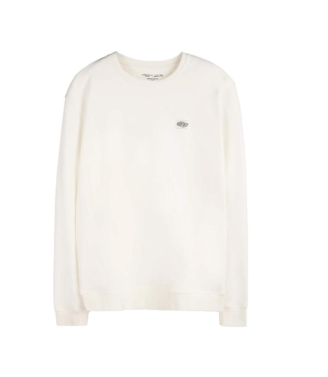 Sweat blanc homme teddy smith dylan-1
