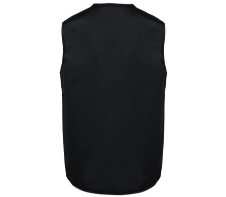 Gilet sans manches multipoches polycoton - Unisexe - WK609 - noir