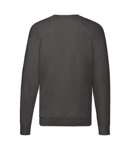 Sweat Manches Raglan Adulte Graphite Clair Fruit Of The Loom