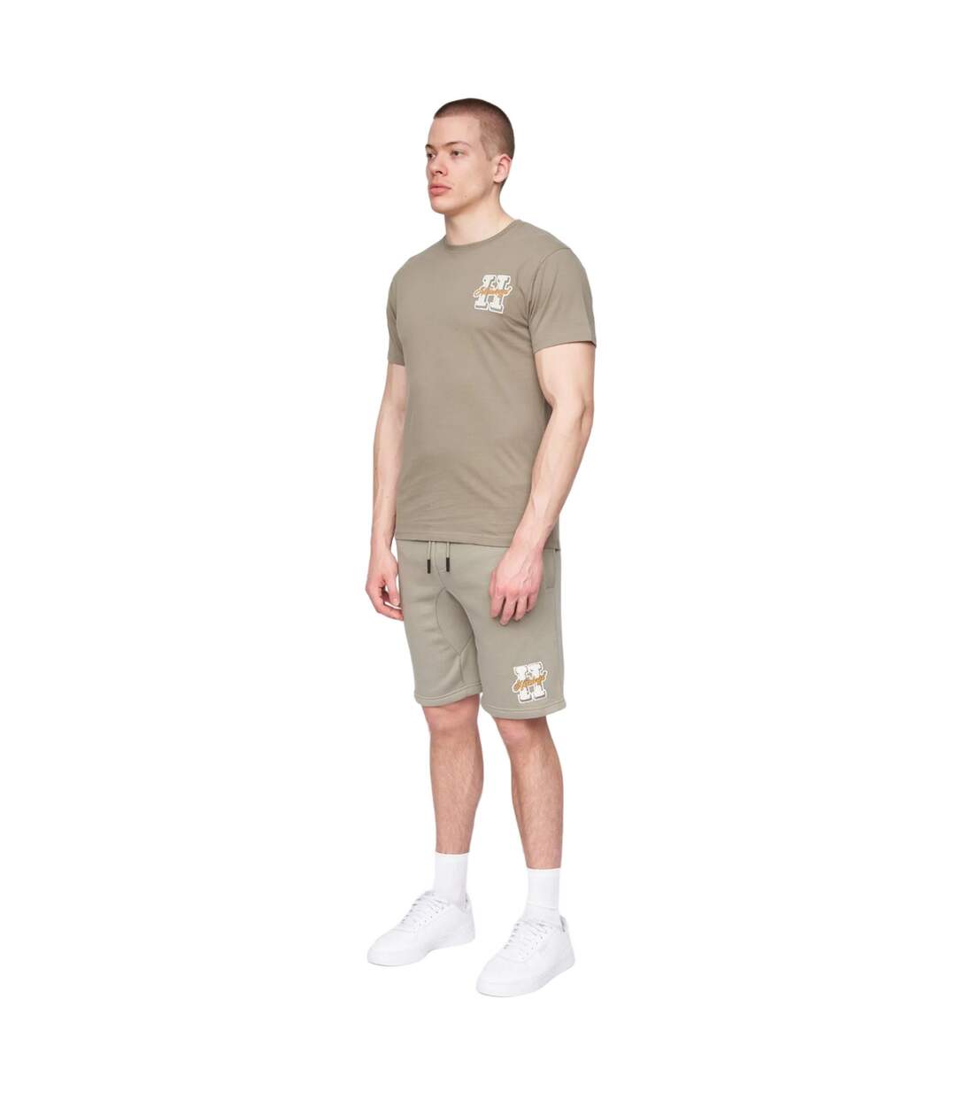 T-shirt aitchen homme olive foncé Henleys-3