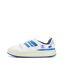 Baskets blanches/bleu homme adidas puffylette-1